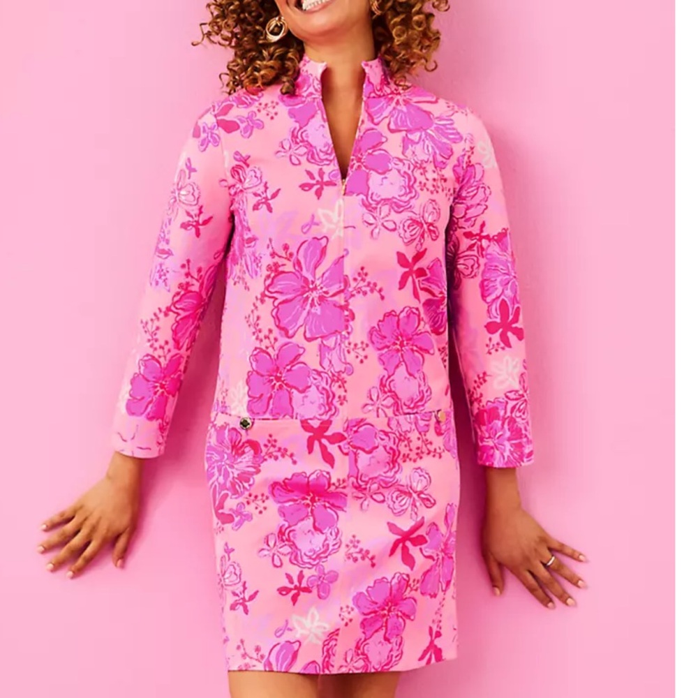 Lilly Pulitzer Pink Rosie  Dress XL NWT